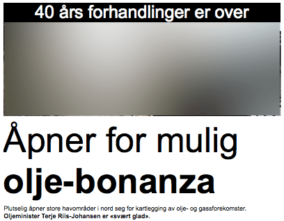 Faksimile fra Dagbladet